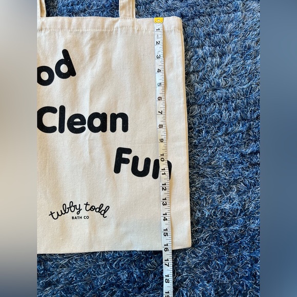 [Tubby Todd] Good Clean Fun Canvas Tote - Picture 6 of 8